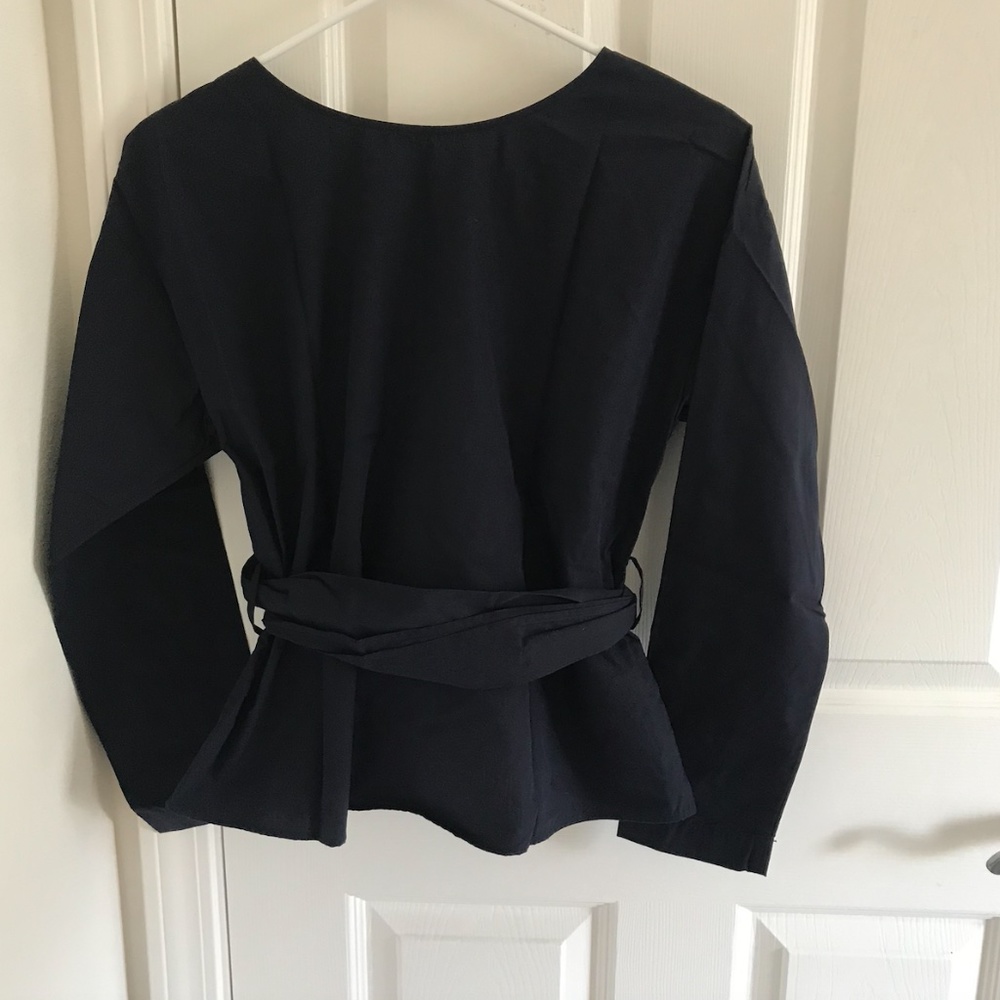 Set of 2 UNIQLO 2-Way Cotton Blouses